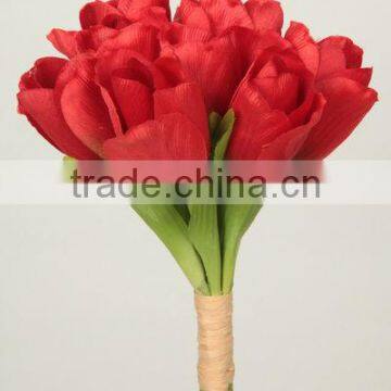 wholesale festive decorating beautiful artificial flowers silk wedding bouquets