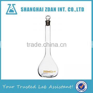 250ml Graduated Volumetric Flask with Ground-in Glass Stopper or Plastic Stopper