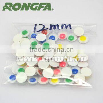 Eco-friendly White Black Plastic Wiggle Eyes Craft Moving Eyes photo-5