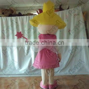 Character Pink Dress Girl Mascot Costumes photo-2