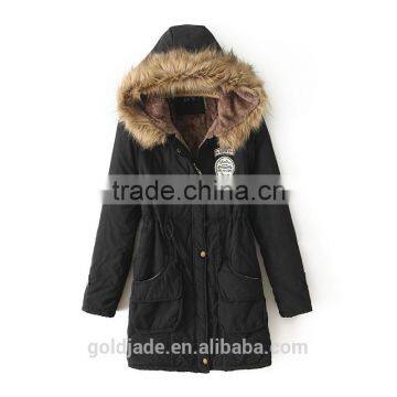 High Quality Womens Parka Coat Fur Hood For Winters European Down Feather Overcoat photo-4