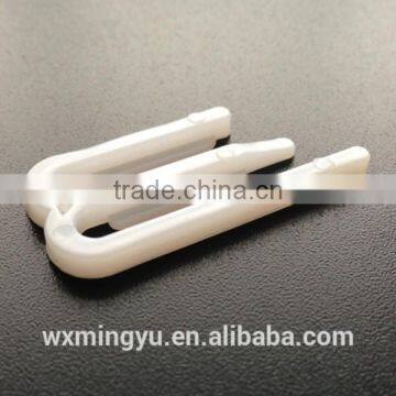 plastic clip for garment package,milk white clips,shirt packing clip