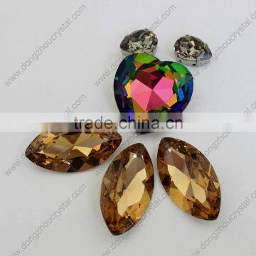 Sew on crystal rhinestones claw setting stones for clothes decoration