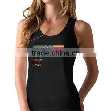 China Custom Fancy Screen Printing Sexi Imag Tank Tops for Girls photo-5