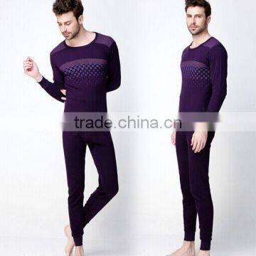 2017 China Garment OEM Your Own Brand Logo Design 95%Bamboo Fiber 5%Spandex Soft Heated Men's Thermal Underwear Modal Long Johns photo-5
