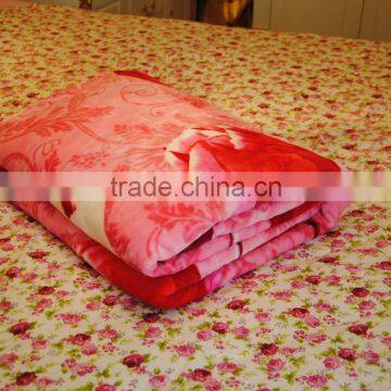 Super Warm 100% Polyester Raschel Blanket photo-3