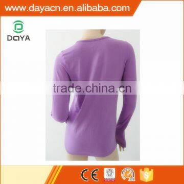 Women's Suitable Soft Long Sleeve T-shirt Seamless Long Sleeve T-shirt photo-2
