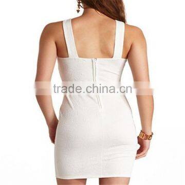 2016 Designed for Fashion Women Dress Bodycon Sleeveless,halter Rock Neck Bottom OEM photo-3