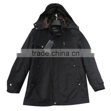 2016 casual high quality mens winter jacket with hood