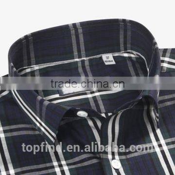 Fashion New Style European & American Western Grey and Black Plaid Shirt for Men photo-2