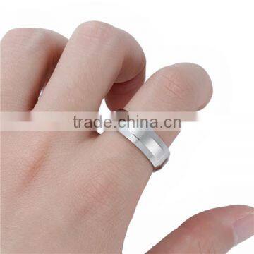 Stainless Steel Unadjustable Rings Silver Tone photo-3