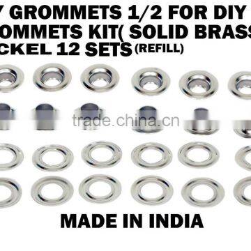 Solid Brass Grommets Kit for Leather photo-3