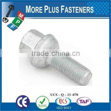 Made In Taiwan Aluminum Colored Tuner Style Stainless Steel Inch Thread Diameter Wheel Bolt