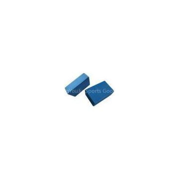 Blue Flexibable Yoga Foam Blocks / EVA Yoga Block For Sports , 3 * 6 * 9