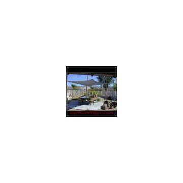 Heavy Duty Desert Sand Mesh Shade Sail 5mx5m Square Backyard Pool Lawn Awning