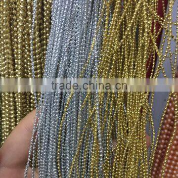 Round Beads, Golden Color, Silver Color Garment Beads photo-3