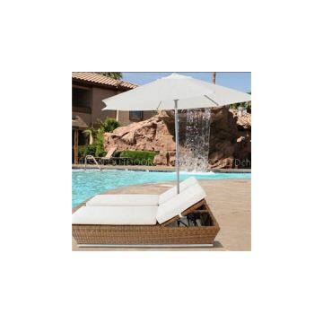 Patio Rattan Lounge Set