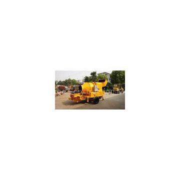 Small Portable Cement Mixer , Concrete Mixer With Pump 180800mm Cylinder
