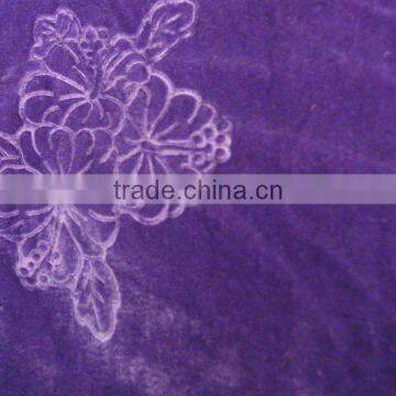 Polyester Spandex Velvet Fabric