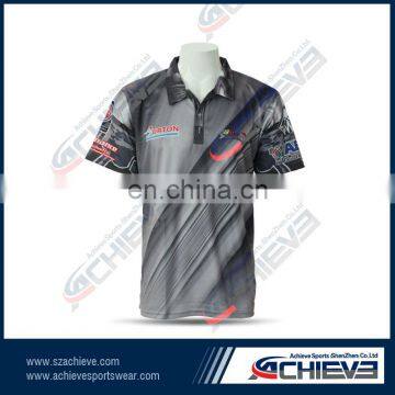 men polo shirts/work wear/active wear 100% polyester number changing polo shirt for team,club