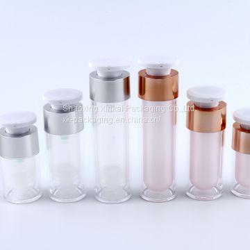 Luxury airless cosmetic packaging 15 30 50 airless cosmetic bottle