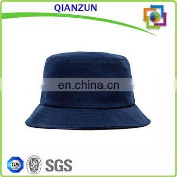 Design Your Own Logo 100% Cotton Plain Blue Bucket Hat