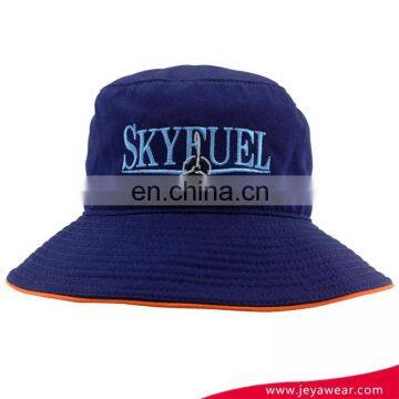 OEM navy blue bucket hat with string flag label bucket hat/sun hat