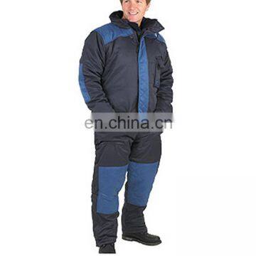 Winter cold room 3m reflective freezer workwear suit coverall in cold storage clothing wear