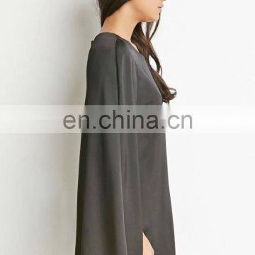 Ladies Smart Casual Dress Layered Back Sexy Sheath Mini Dress With a Layered Keyhole Back photo-3