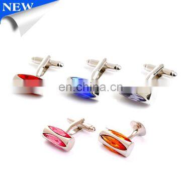 Crystal Irregular Cufflink Colorful Fashion Cuff link