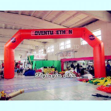 Orange Inflatable Advertising Arch for Outdoor Event