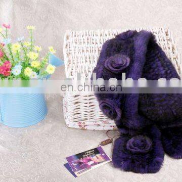 BY-WJ018 Rabbit Fur Scarf