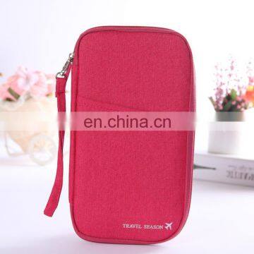 High Quality Rfid Blocking Wallet Travel Pouch