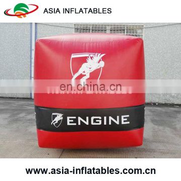 Advertising Inflatable Swim Buoy Square Shape For Water Triathlons