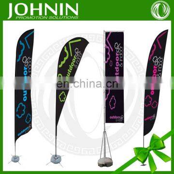 2016 68D Polyester Feather Shape High Sale Custom Flag Printing