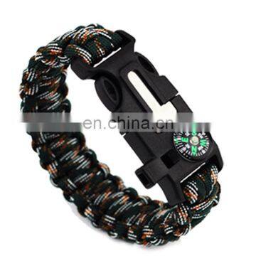Emergency Rope Buckle Kits Men's Survival Bracelets Rescue Cord Parachute Cord Wristbands photo-4