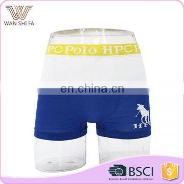 Fancy design underwear seamless nylon breathable boy shorts boxer