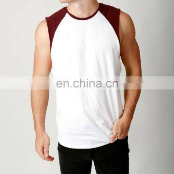 gym Singlet - New Mens Gym Cotton Tank Top Workout Shirt-Stringer T Ba...