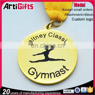 Customer own logo metal gymnastics medals