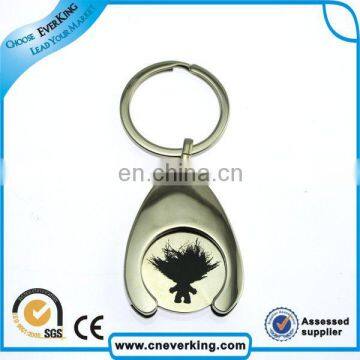 Fashio Custom Printed Promotional Metal Keychain for Christmas Gift photo-2