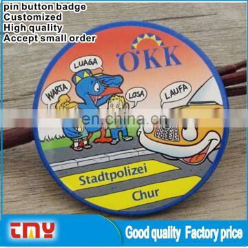 Cheap Custom Pin Button Badge Promotion Blank Pin Button Badge Wholesale Worldwide BA1003 photo-3