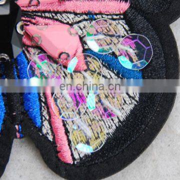 Hot Sale Sequin Beaded Patches Butterfly Applique photo-5