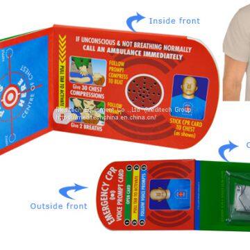CPR-C AED Training Helper CPR Voice Card From Meditech photo-4