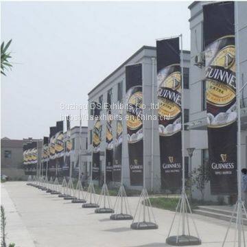 Block Flying Banner, Block Flag Banner, Custom Straight Flags, Promotional Flag Banners photo-2