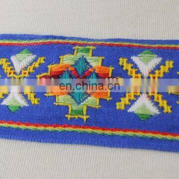 High Quality Embroidery Jacquard Ethnic Ribbon Trim for Garment Accessories photo-2
