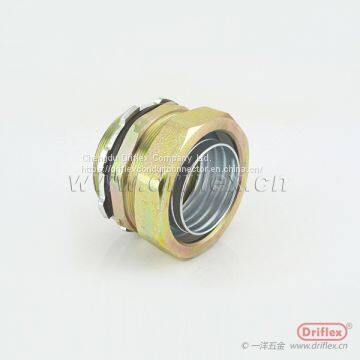 Driflex corrugated tube fitting liquid tight flexible conduit box connector