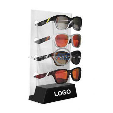 Custom Design Acrylic Sunglasses Display Rack Countertop Style