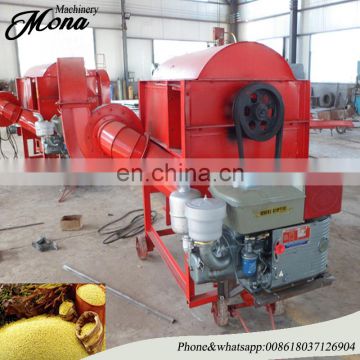 Mobile grains thresher rice thresher with wheels for mini thresher machine