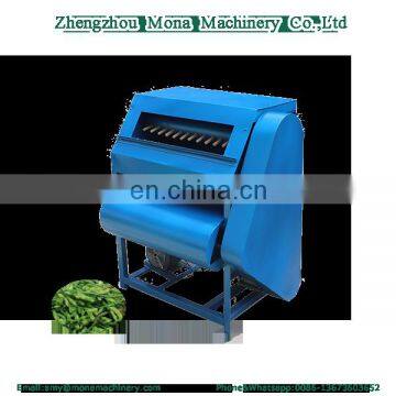 Green mung bean soybean picking machine/soya pea pod removing separating machine