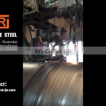 High quality spiral steel tube, spiral seam 32 inch carbon steel pipe for water and gas and oil